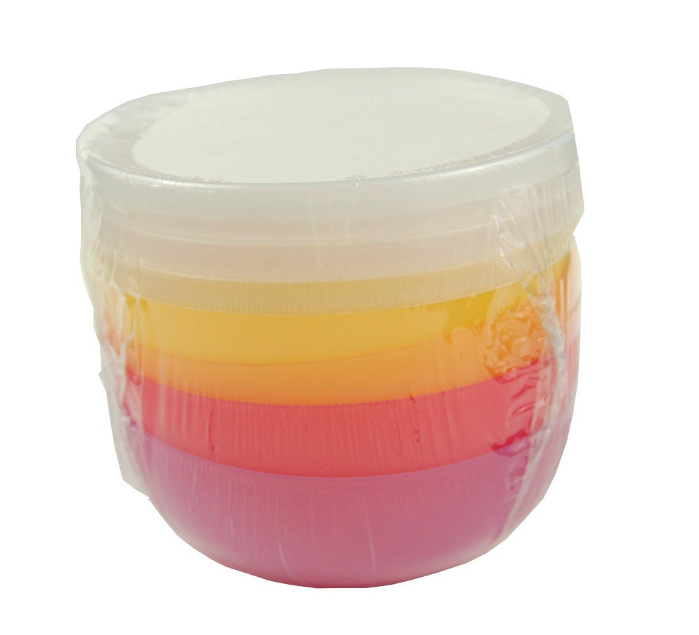 Plastic Bowls With Lids Yellow, Orange, Red, Purple Collection Of 4, 6 –  Poland's Best Amber