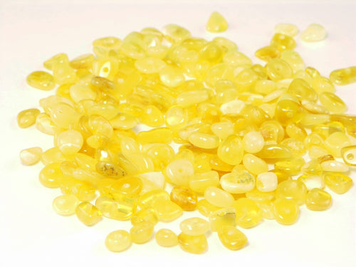 Baltic Amber Beads Flat 4-6 mm Butterscotch 10 grams