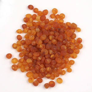 Baltic Amber Beads Burnished Baroque 4-5 mm Honey 10 grams