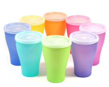 Load image into Gallery viewer, plastic cups with lids
